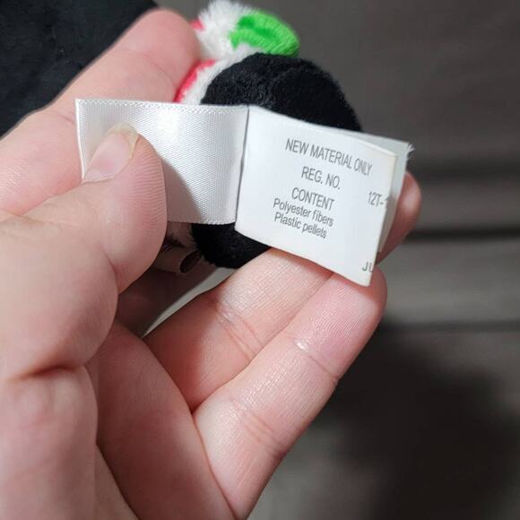 Hallmark Itty Bitty Plush Santa Mickey Mouse Mrs. Clause Minnie Mouse Black Red - Picture 4 of 5